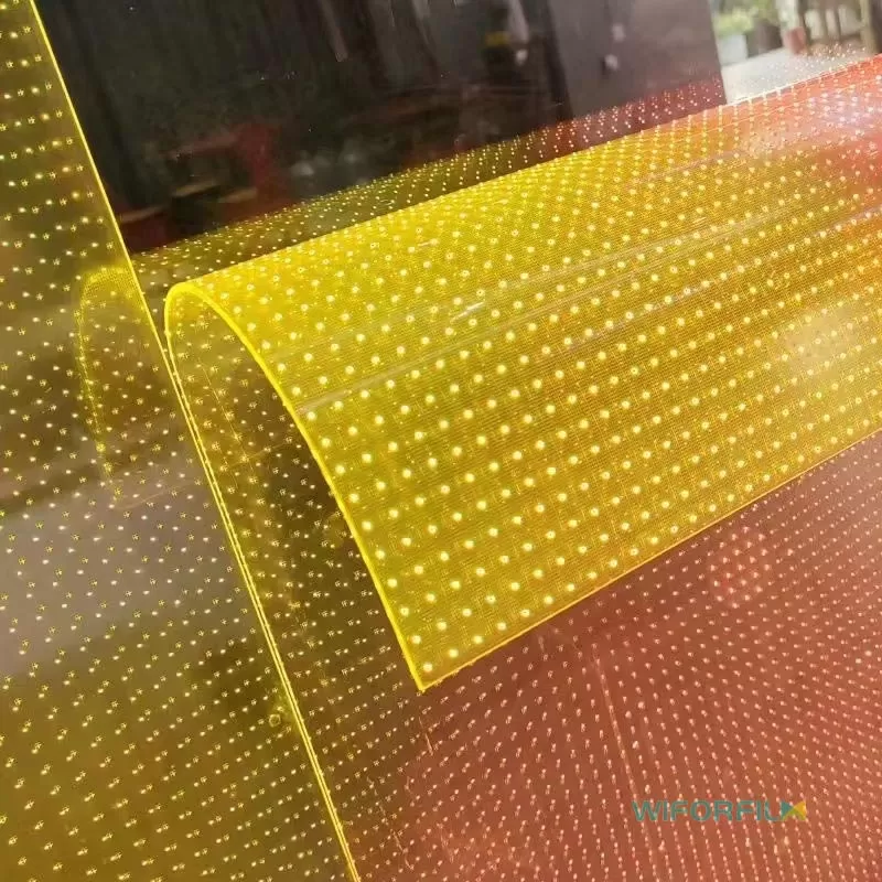 glass window transparent led display
