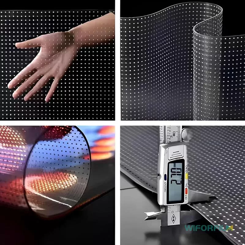 Flexible Transparent LED Film Screen