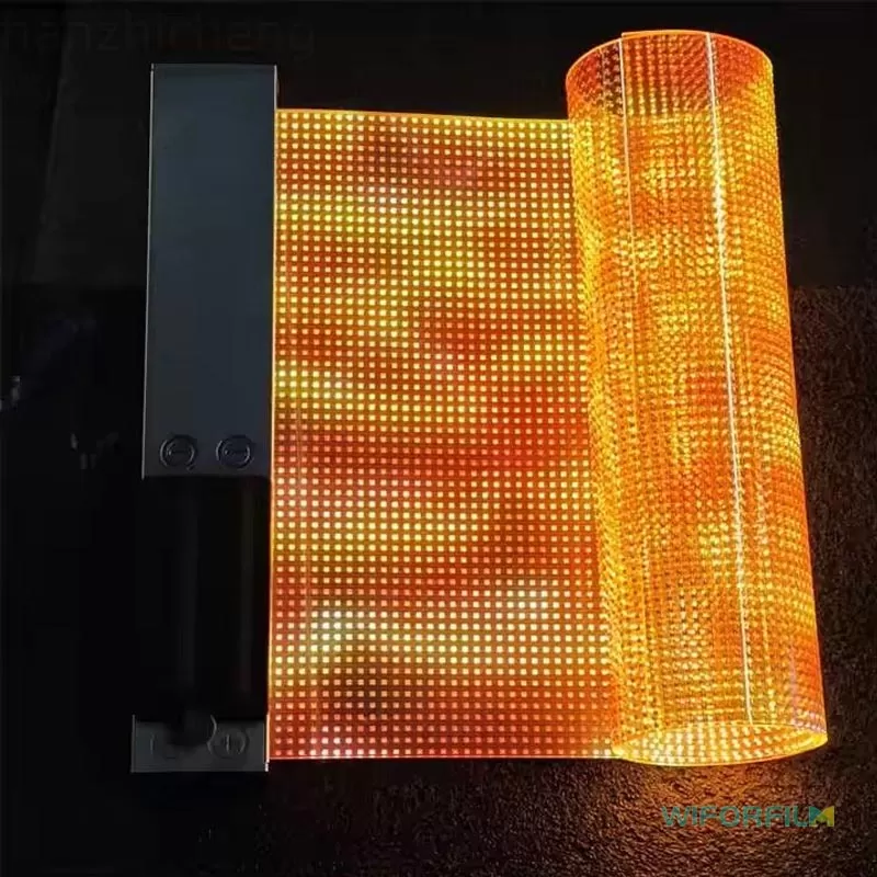 flexible transparent led film screen
