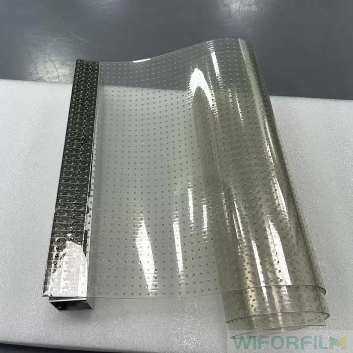 What Is an Adhesive LED Transparent Film Screen
