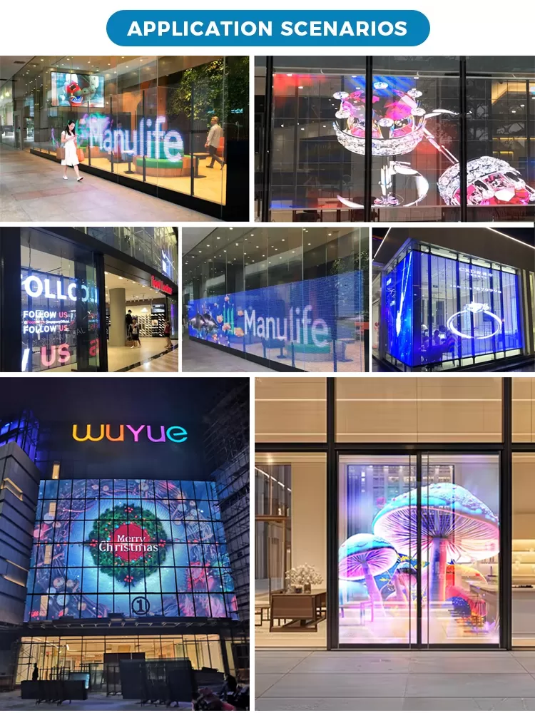 Where Is Adhesive LED Transparent Film Used