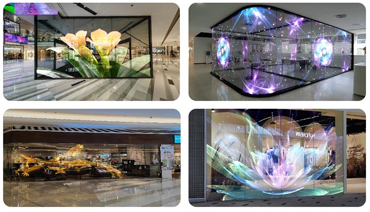 Transparent Hologram LED Screen RS/RL-P3.91 Applications