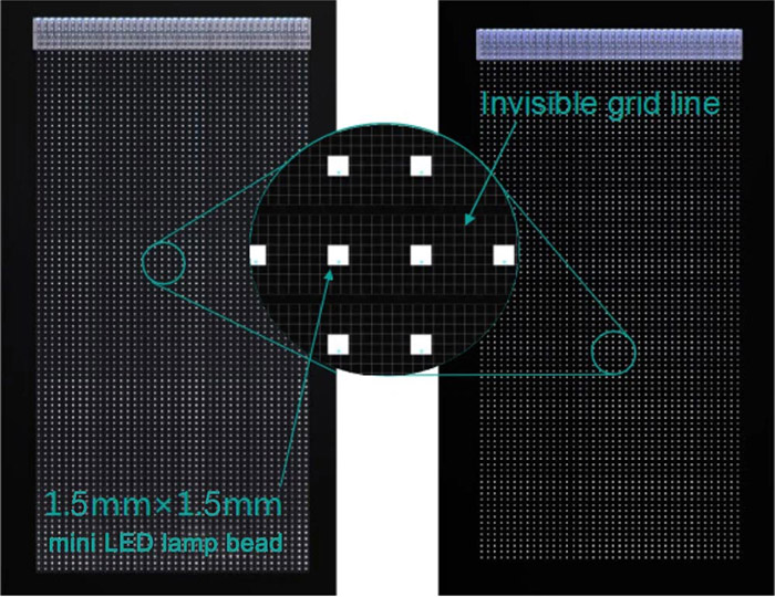 schermo cinematografico a led p6