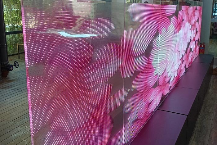 Rollable led display film screen