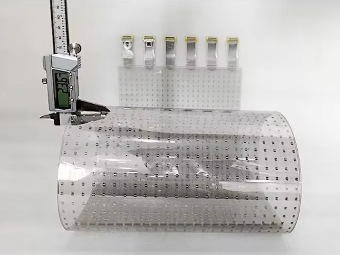 transparent LED display film